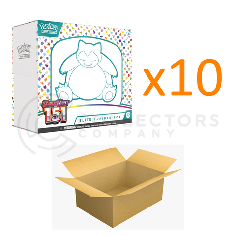 Pokemon - Scarlet & Violet - 151 Elite Trainer Box CASE (x10 Boxes) - Sealed