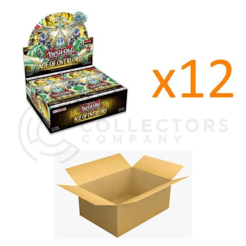 [PRE-ORDER] Yu-Gi-Oh! - Age of Overlord Booster Box CASE (x12 Boxes) - Sealed