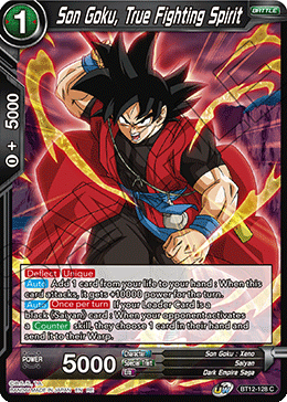 BT12-128 - Son Goku, True Fighting Spirit - Reprint - Common