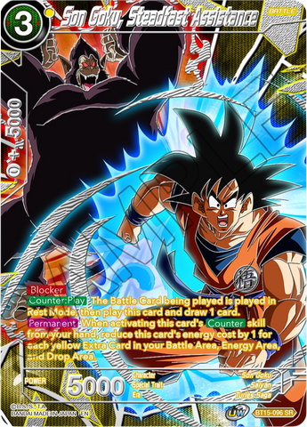 BT15-096 - Son Goku, Steadfast Assistance - Super Rare Alt Art