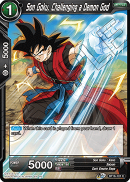 BT16-101 - Son Goku, Challenging a Demon God - Reprint - Common