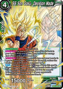 BT21-076 - SS Son Goku, Decision Made - Super Rare