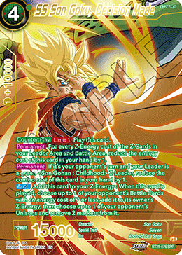 BT21-076 - SS Son Goku, Decision Made - Special Rare