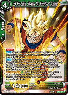 BT21-078 - SS Son Goku, Showing the Results of Training - Rare FOIL