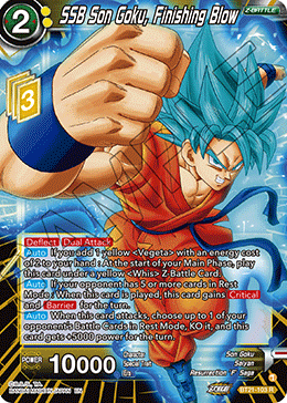 BT21-103 - SSB Son Goku, Finishing Blow - Rare FOIL