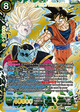 BT21-148 - Son Goku, Peace Resolution - Secret Rare