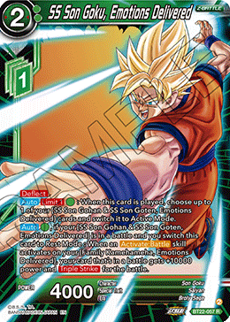 BT22-057 - SS Son Goku, Emotions Delivered - Rare FOIL