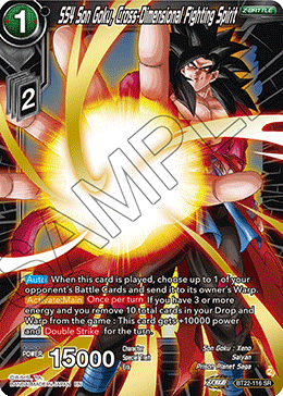 BT22-116 - SS4 Son Goku, Cross-Dimensional Fighting Spirit - Super Rare