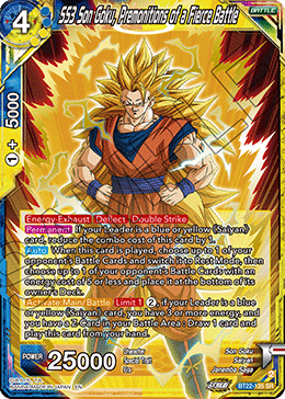 BT22-135 - SS3 Son Goku, Premonitions of a Fierce Battle - Super Rare