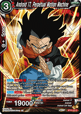 BT23-024 - Android 17, Perpetual Motion Machine - Rare FOIL