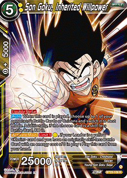 BT23-106 - Son Goku, Inherited Willpower - Rare FOIL