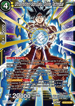 BT23-110 - Ultra Instinct Son Goku, Divine Technique - Super Rare