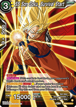BT23-113 - SS Son Goku, Survival Start - Common