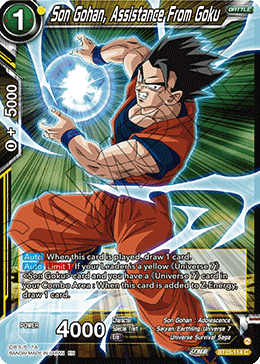 BT23-114 - Son Gohan, Assistance From Goku - Common