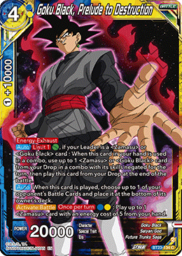 BT23-134 - Goku Black, Prelude to Destruction - Common