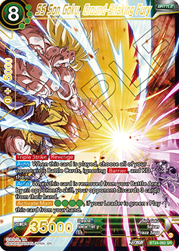BT24-062 - SS Son Goku, Ground-Shaking Fury - Super Rare