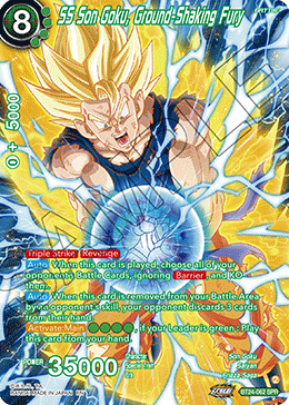 BT24-062 - SS Son Goku, Ground-Shaking Fury - Special Rare