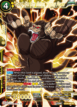 BT24-088 - Great Ape Son Gohan, Raging Power - Super Rare