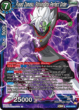 EX22-05 - Fused Zamasu, Striving for Perfect Order - Expansion Rare SILVER FOIL