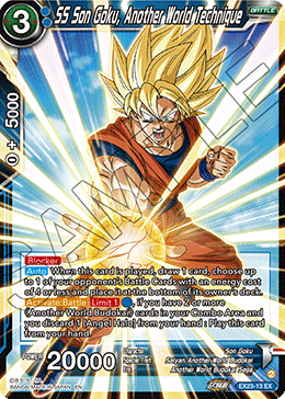 EX23-13 - SS Son Goku, Another World Technique - Expansion Rare FOIL