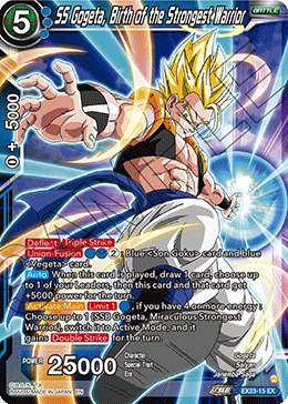 EX23-15 - SS Gogeta, Birth of the Strongest Warrior - Expansion Rare FOIL