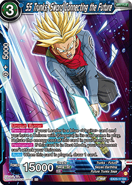 EX23-17 - SS Trunks, Sword Connecting the Future - Expansion Rare FOIL