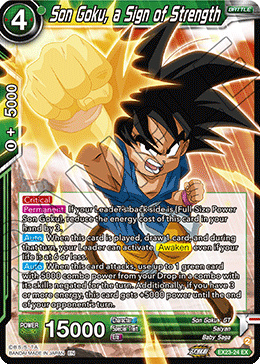 EX23-24 - Son Goku, a Sign of Strength - Expansion Rare FOIL