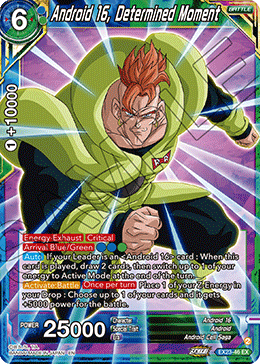 EX23-46 - Android 16, Determined Moment - Expansion Rare FOIL