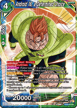 EX23-47 - Android 16, a Determined Choice - Expansion Rare FOIL
