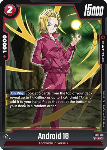 FB01-014 - Android 18 - Uncommon