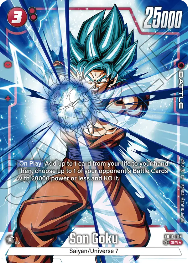 FB01 015 Son Goku Super Rare ALT ART Collectors Company fb01-015-son-goku-super-rare-alt-art-collectors-company