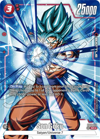FB01-015 - Son Goku - Super Rare ALT ART