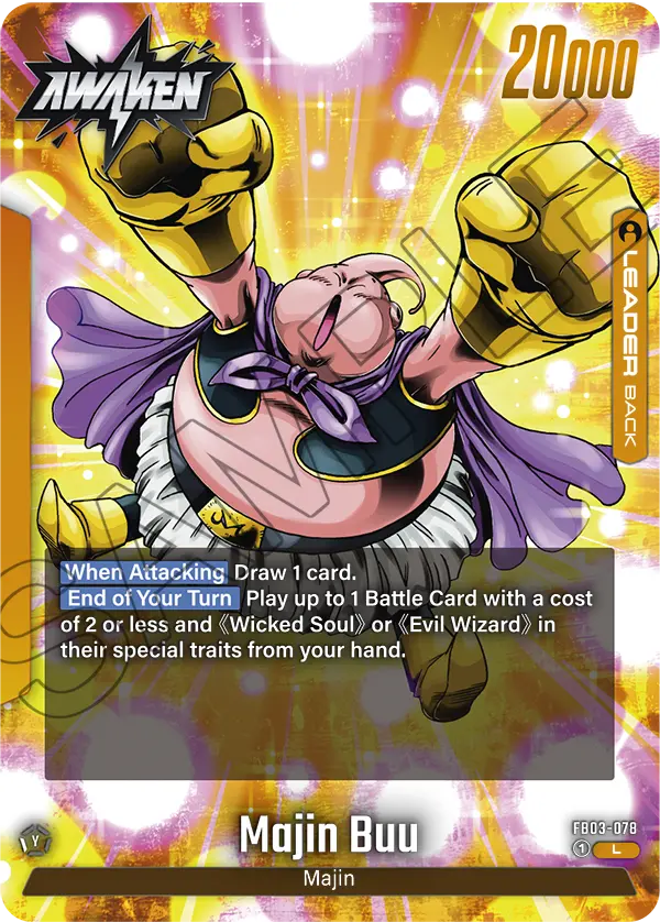 Energy boosted majin buu best sale