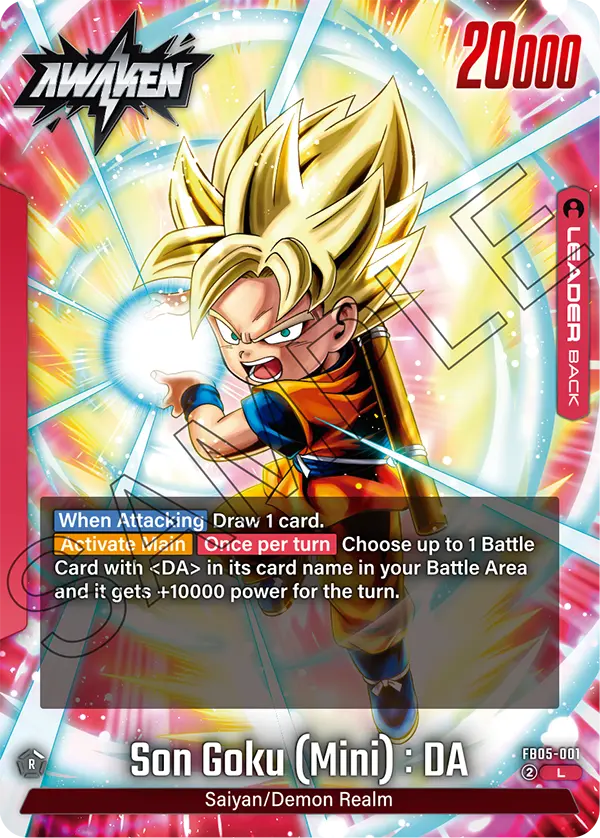 FB05-001 - Son Goku (Mini) : DA - Leader – Collectors Company