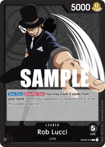 OP03-076 - Rob Lucci - Leader