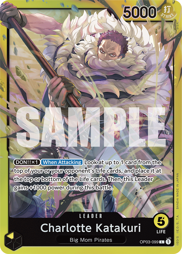 OP03-099 - Charlotte Katakuri - Leader Alt Art – Collectors Company