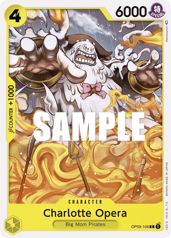 OP03-106 - Charlotte Opera - Common PRE-RELEASE STAMPED