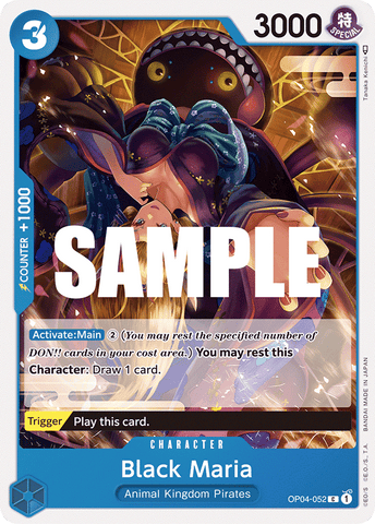 OP04-052 - Black Maria - Common PRE-RELEASE STAMPED