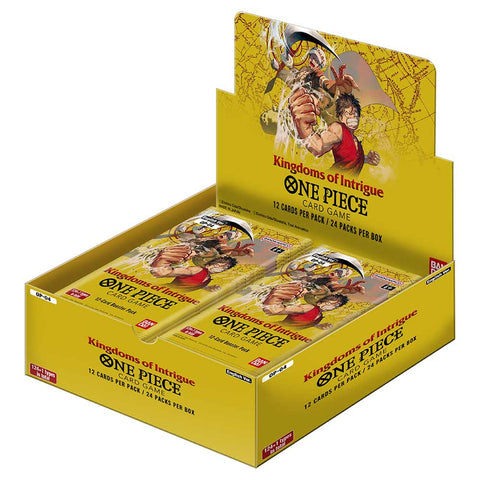 One Piece CG - OP04 Kingdoms of Intrigue Booster Box - Sealed ENGLISH
