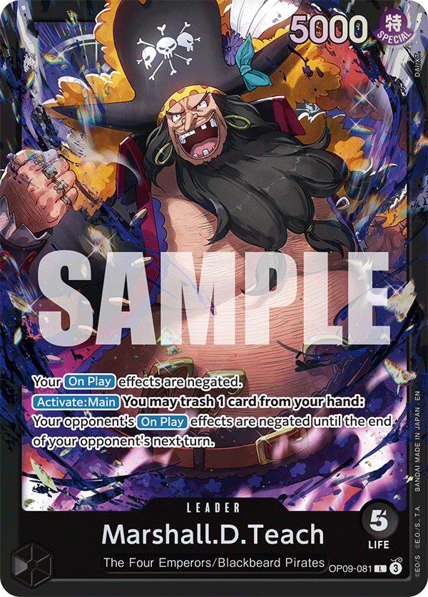 OP09-081 - Marshall.D.Teach - Leader Alt Art – Collectors Company