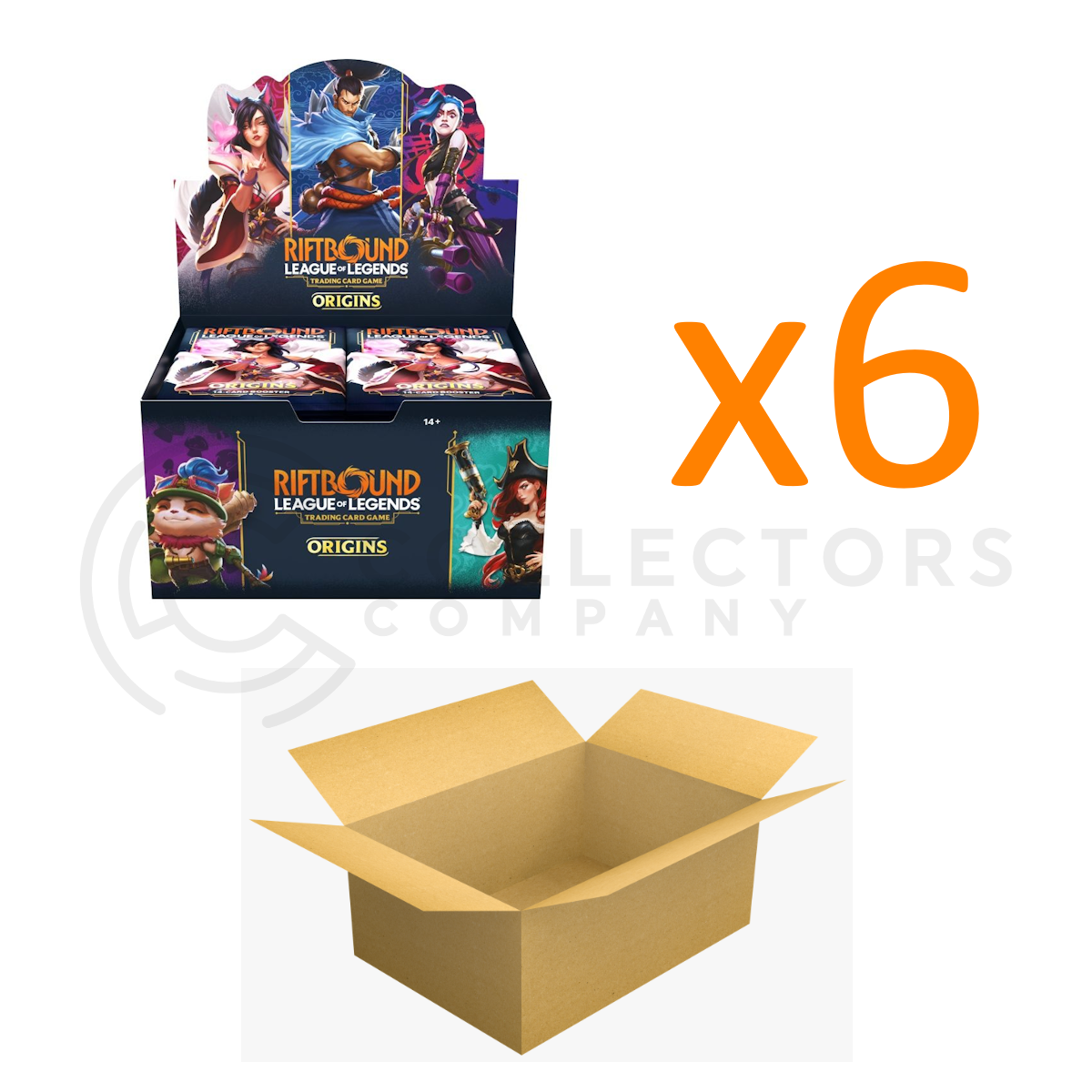 riftbound origins booster box case PRE-ORDER] Riftbound - Origins Booster Box CASE (x6 Boxes)