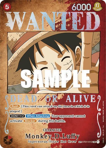 ST01-012 - Monkey.D.Luffy - Special Card (Wanted)