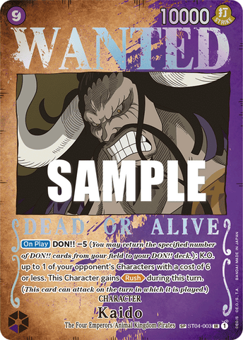 ST04-003 - Kaido - Special Card (Wanted)