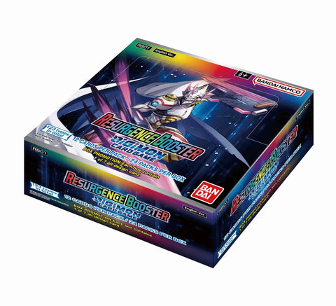 [PRE-ORDER] Digimon Card Game - RB01 Resurgence Booster - Booster Box - Sealed