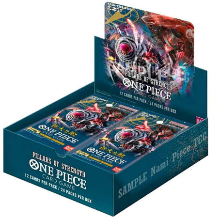 One Piece CG - OP03 Pillars of Strength Booster Box - Sealed ENGLISH