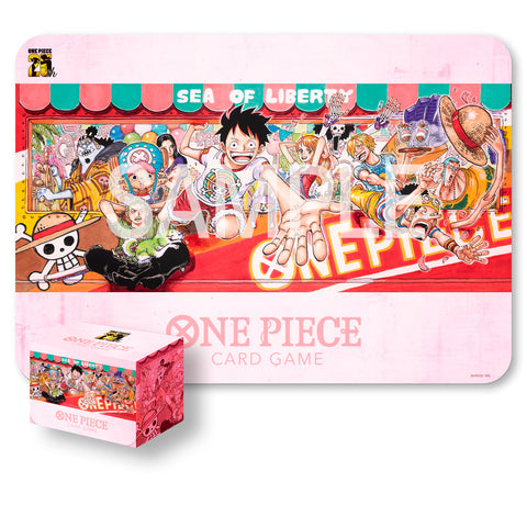One Piece CG - Playmat and Card Case Set 25th Edition