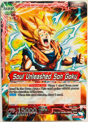 BT2-002 - Soul Unleashed Son Soku - Leader - Uncommon