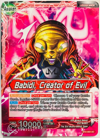 BT2-003 - Babidi, Creator of Evil - Leader - Uncommon