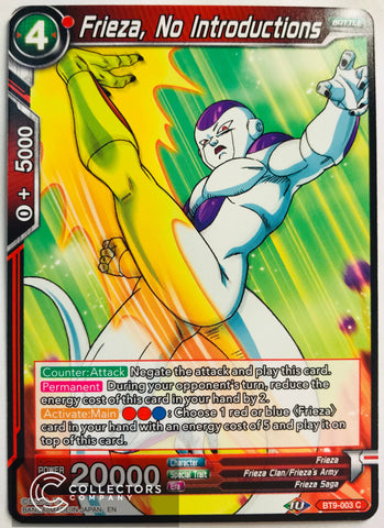BT9-003 - Frieza, No Introductions - Common