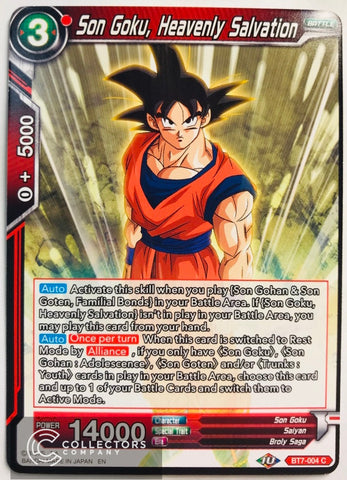 BT7-004 - Son Goku, Heavenly Salvation - Common